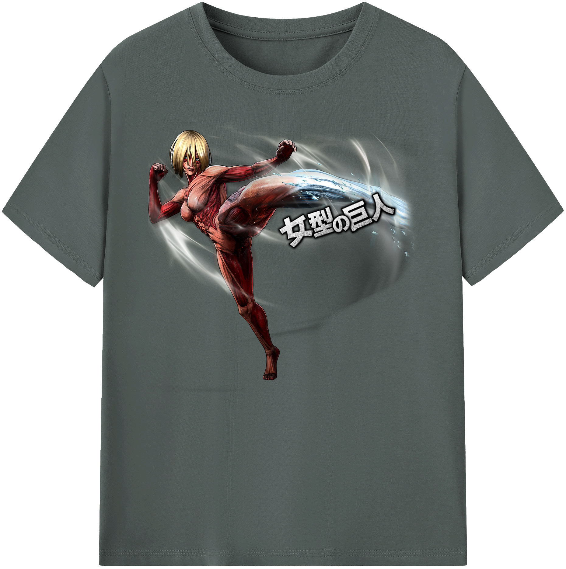 （画像用） 進撃の巨人 Attack on Titan 綿100％ メンズ半袖Tシャツ｜肌触りやわらか＆通気性